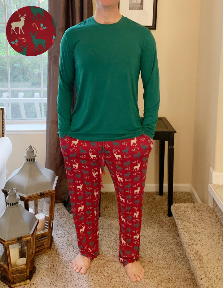 Holiday Reindeer Men's Pajama Set