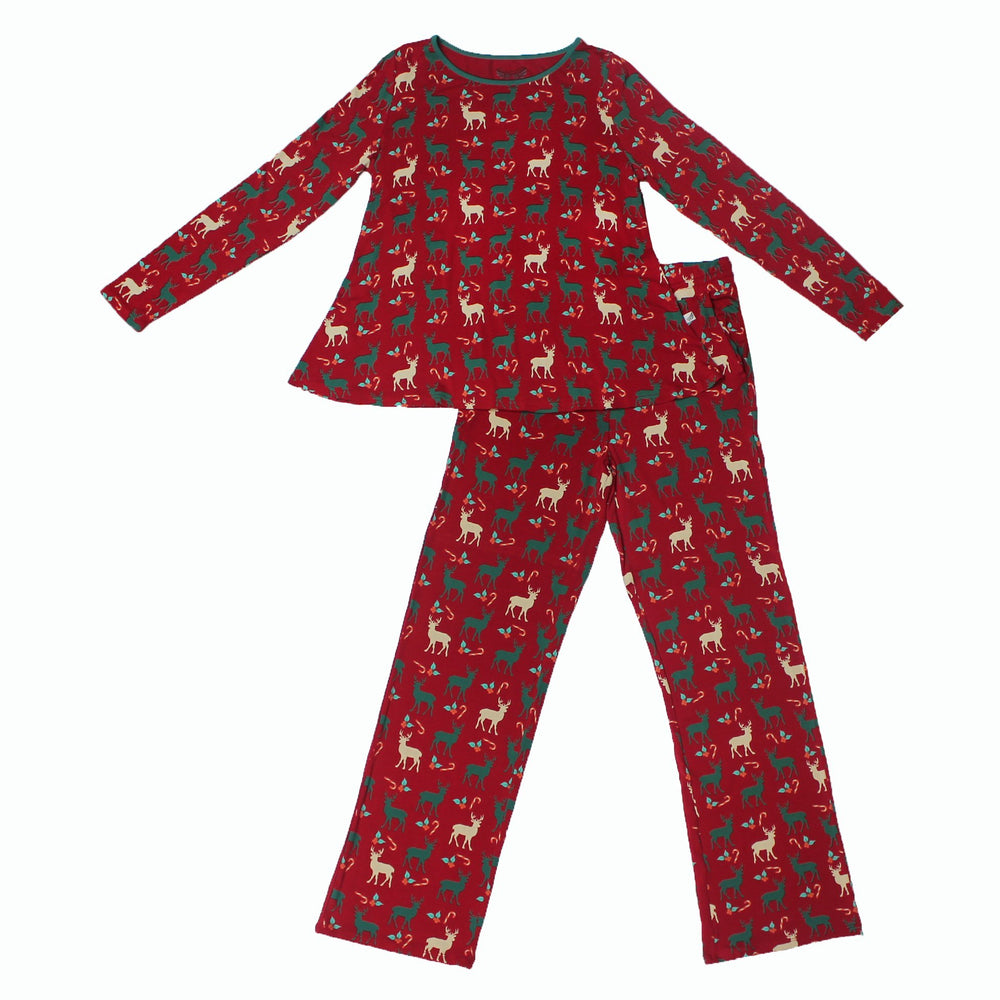 Holiday Reindeer Women's Pajama Set