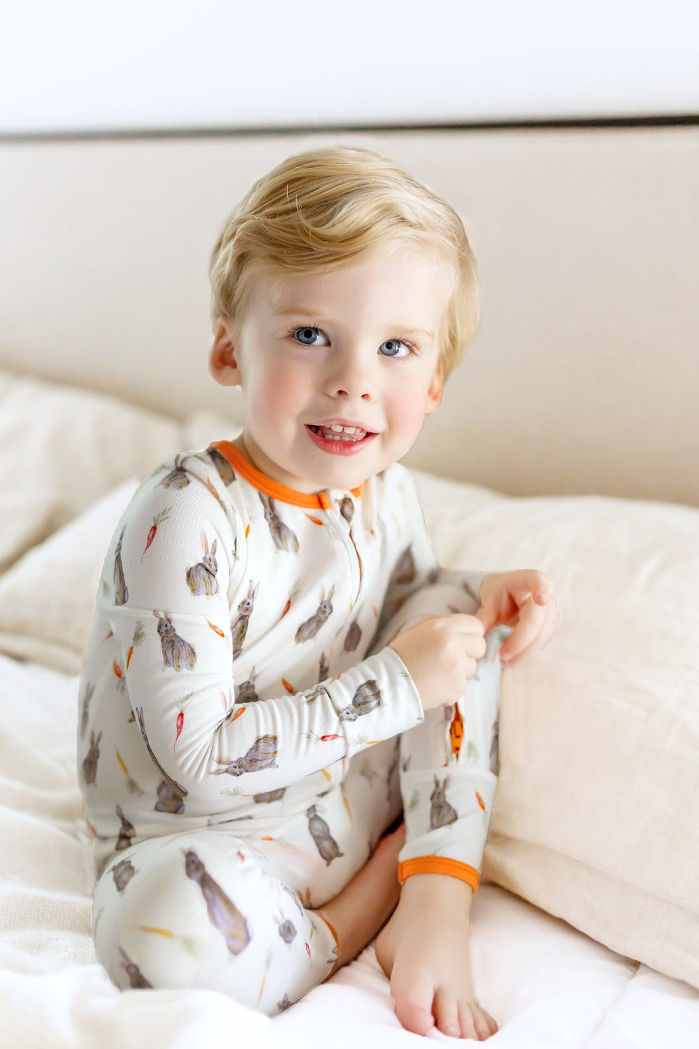 Hoppin’ Bunnies & Carrot Patch Coverall (0-24m)