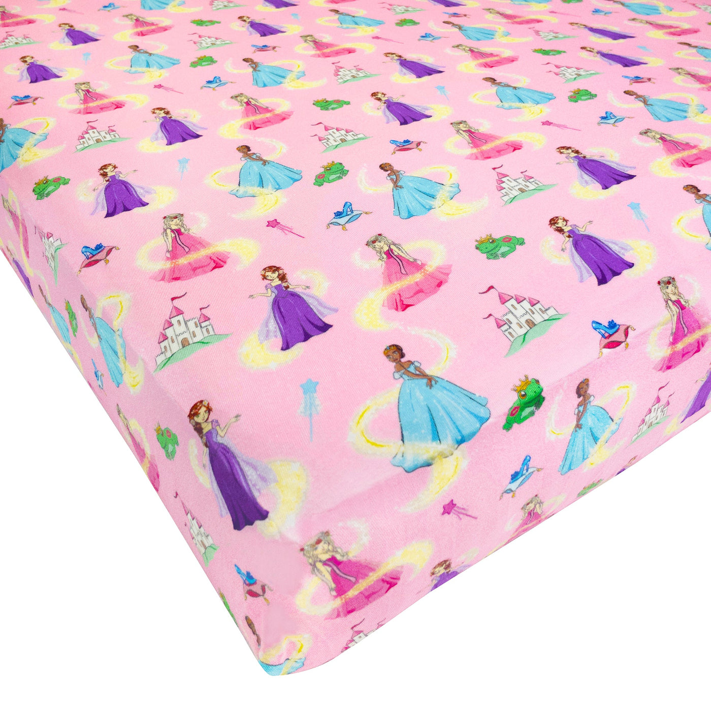 Make Your Own Magic Princesses Crib Sheet - Free Birdees