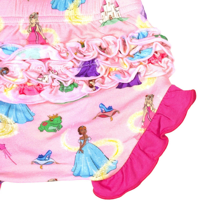 Make Your Own Magic Princesses Ruffle Peplum Bummie Set (3-24m)