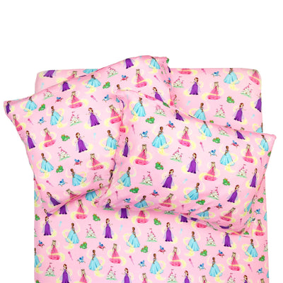 Make Your Own Magic Princesses Twin Fitted Sheet - Free Birdees