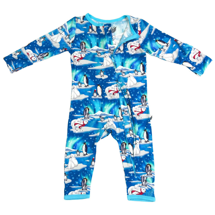 Northern Lights, Polar Bears & Penguins Coverall (2T-3T)