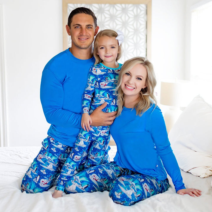 Northern Lights, Polar Bears & Penguins Long Sleeve Pajama Set (2T-12Y)