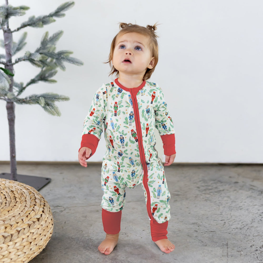 Nutcrackers Midnight March Convertible Footie (2T-3T)