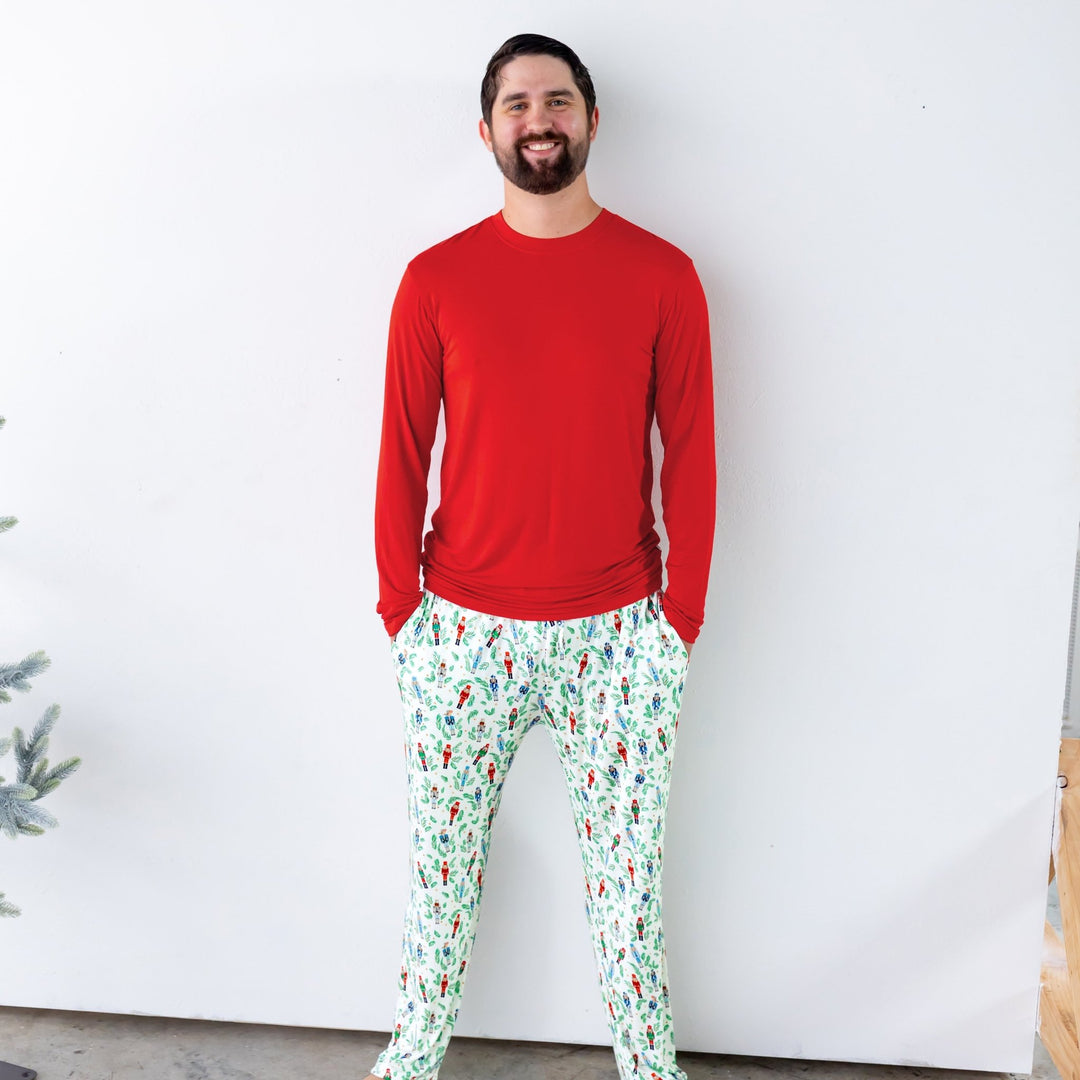 Nutcrackers Midnight March Men's Long Sleeve Pajama Set