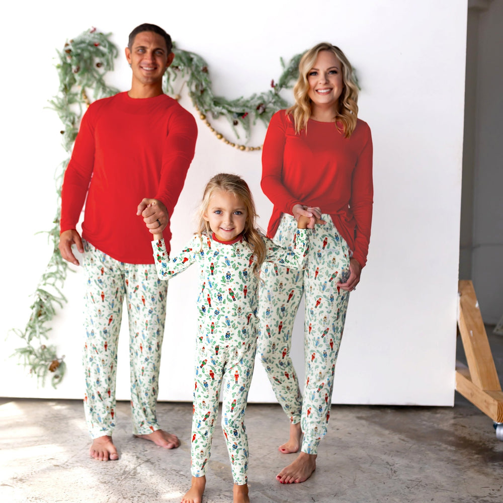 Nutcrackers Midnight March Men's Long Sleeve Pajama Set