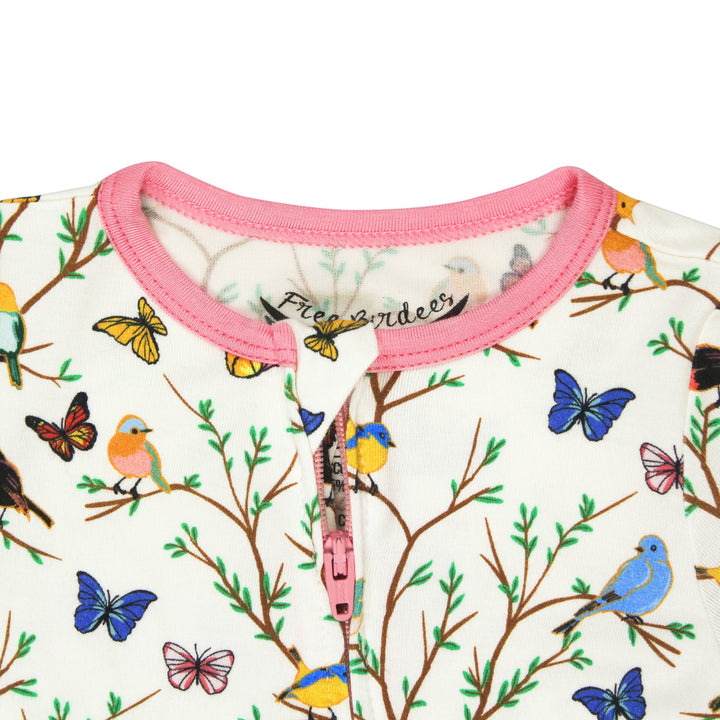 Once Upon a Branch Birdees & Butterflies Coverall (2T-3T)