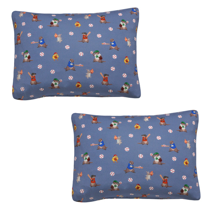 Otter the Ballpark 2-Pack Standard Pillow Case - Free Birdees