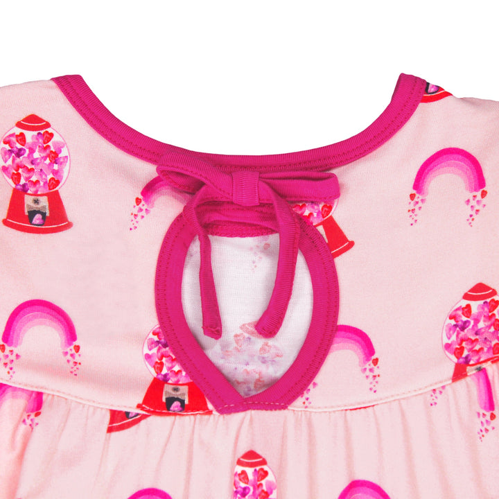 Painted Heart Gumballs Twirling Dress (2T-6Y)