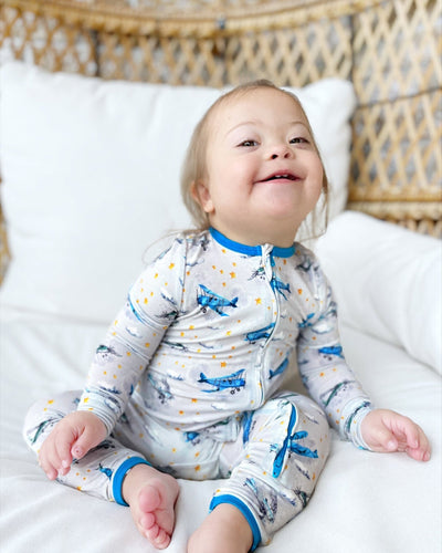 Planes Flying on Cloud 9 Coverall (2T-3T) - Free Birdees