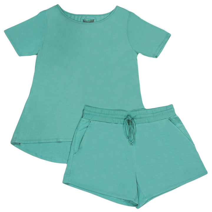 Plume Women's Short Sleeve & Shorts Pajama Set