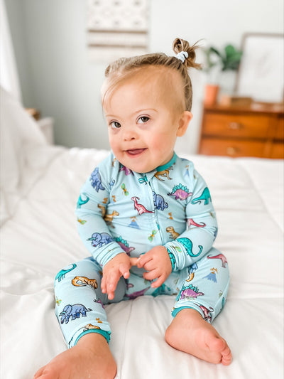 Rawr Your World Dinos & Dragonflies Coverall (0-24m) - Free Birdees
