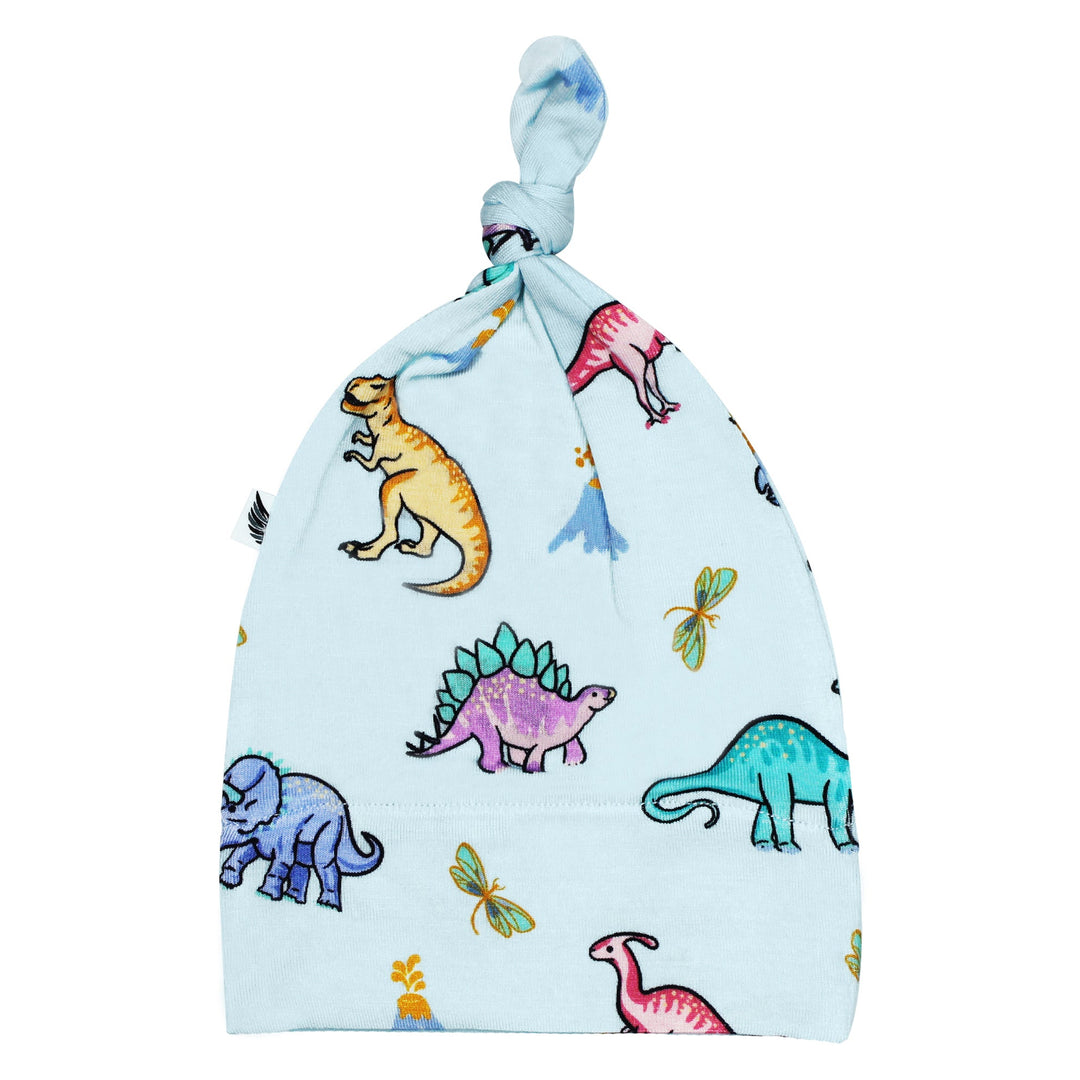 Rawr Your World Dinos & Dragonflies Knotted Hat (0-3M)