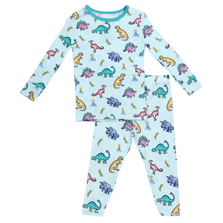 Rawr Your World Dinos & Dragonflies Long Sleeve Pajama Set (0-24m)