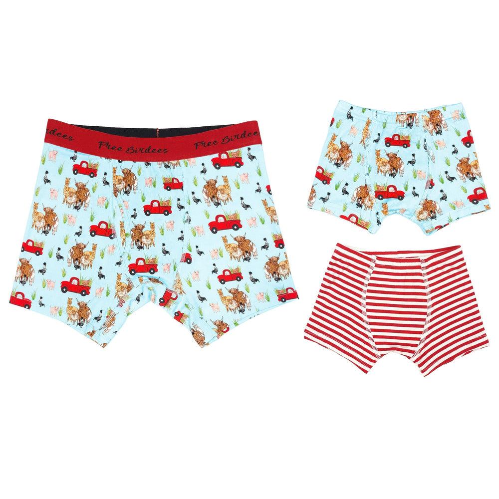 Ride with My Crew Boys Boxer Set of 2