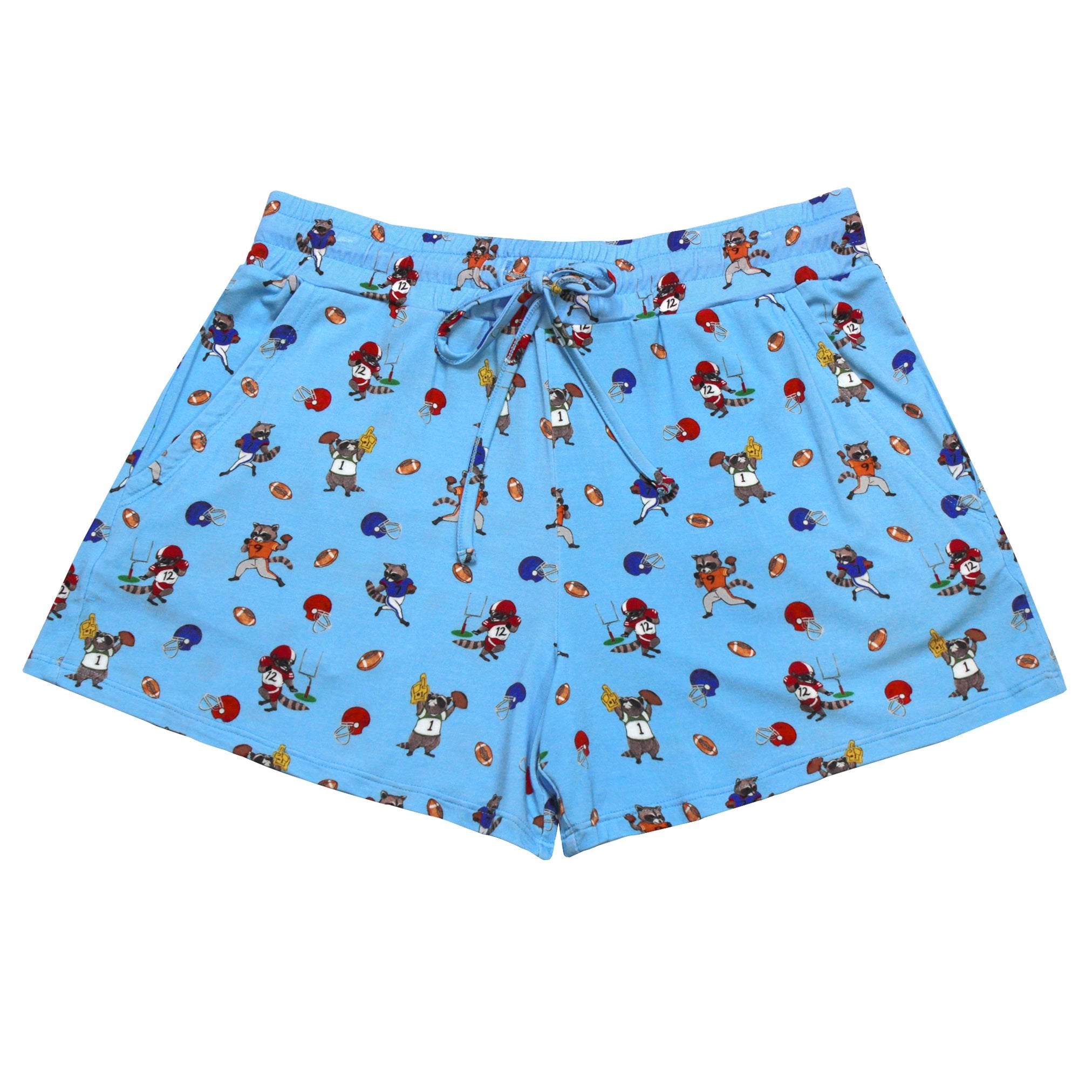 Rookie Raccoon Football Women's Shorts
