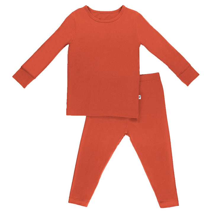 Rust Long Sleeve Pajama Set (0-24m)