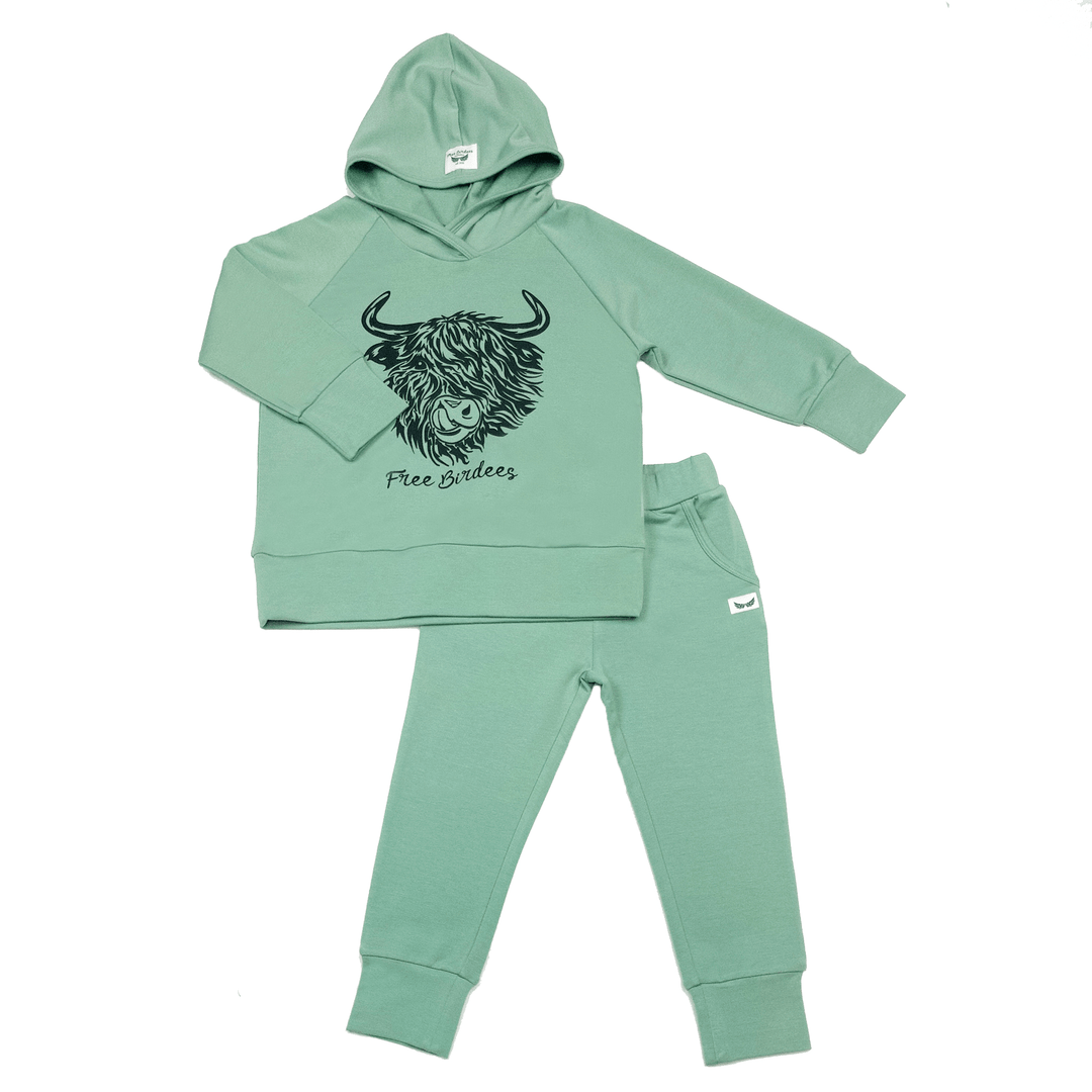 Sage Hoodie Sweatshirt || Bamboo/Cotton/Spandex French Terry (18M-8Y)