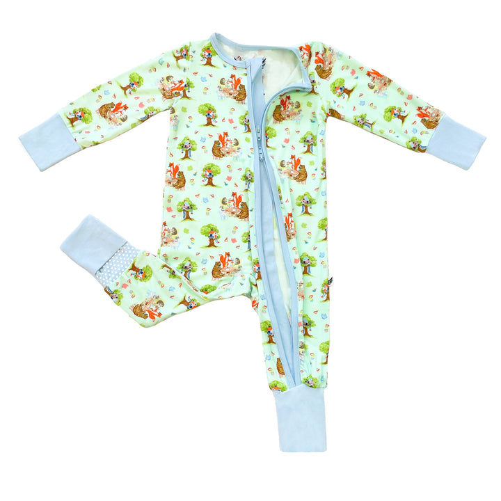 Tree House Party Convertible Footie (NB-24m)