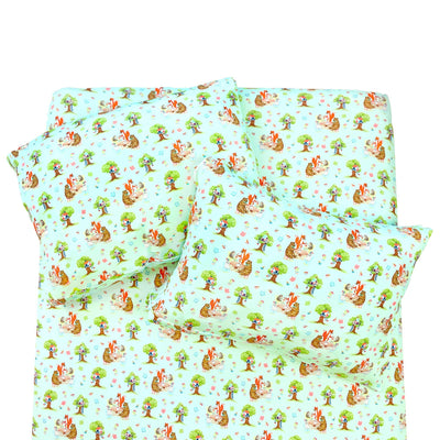 Tree House Tea Party Twin Fitted Sheet - Free Birdees