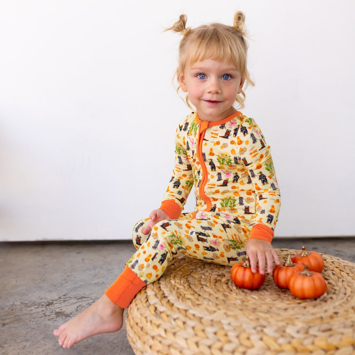 Trick-or-treating at the Pumpkin Patch Convertible Footie (NB-24m)