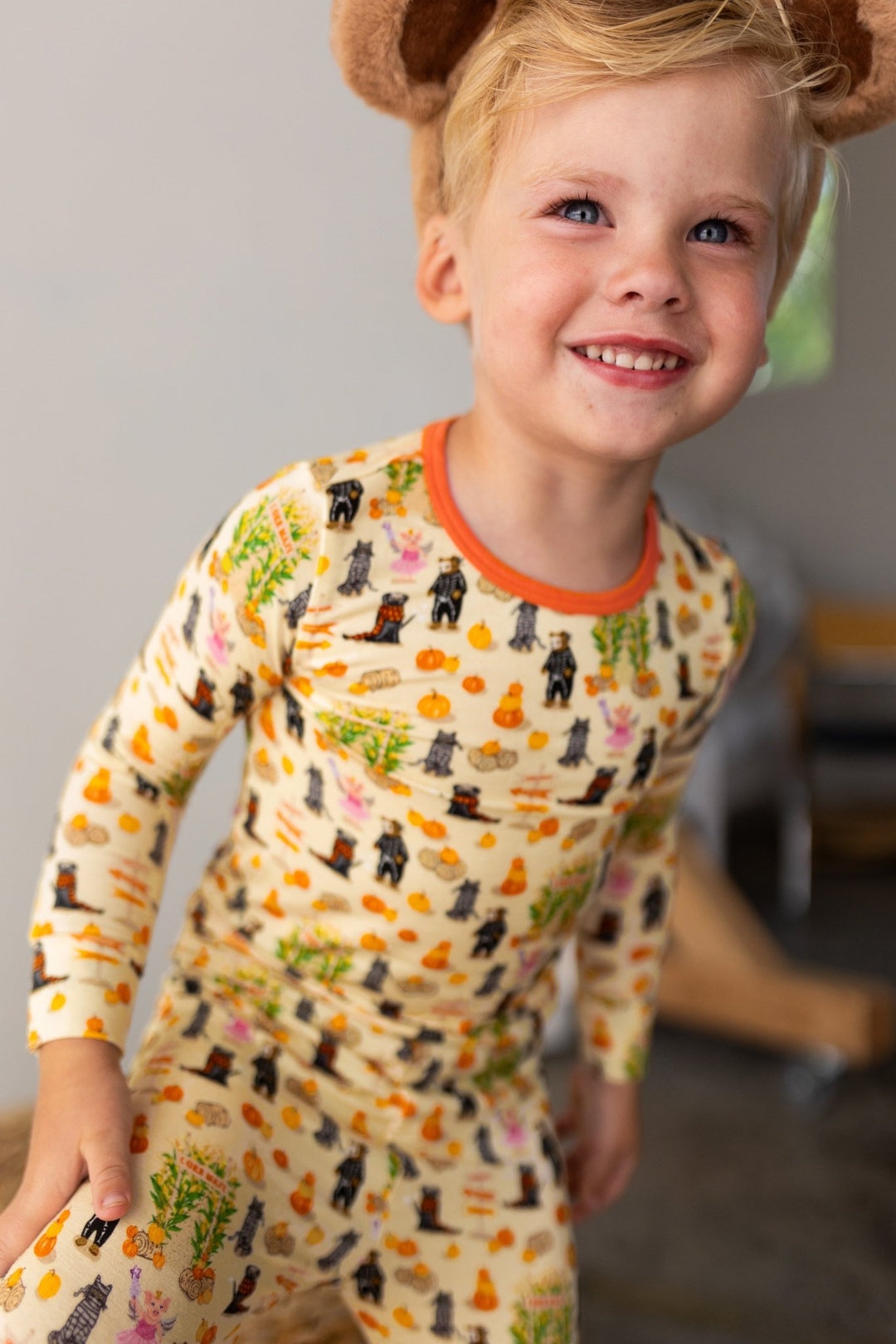 Trick-or-treating at the Pumpkin Patch Long Sleeve Pajama Set (2T-12Y)