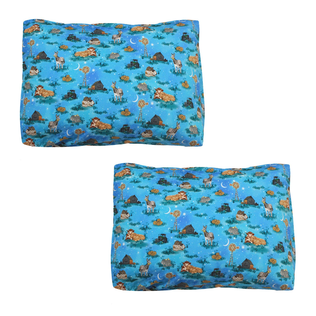 Twilight Farm Buddies 2-Pack Standard Pillow Case - Free Birdees