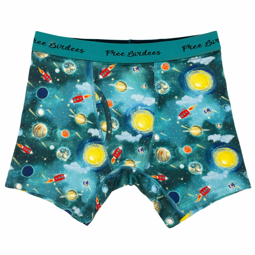 Vroom to the Planets Men's Boxer Briefs