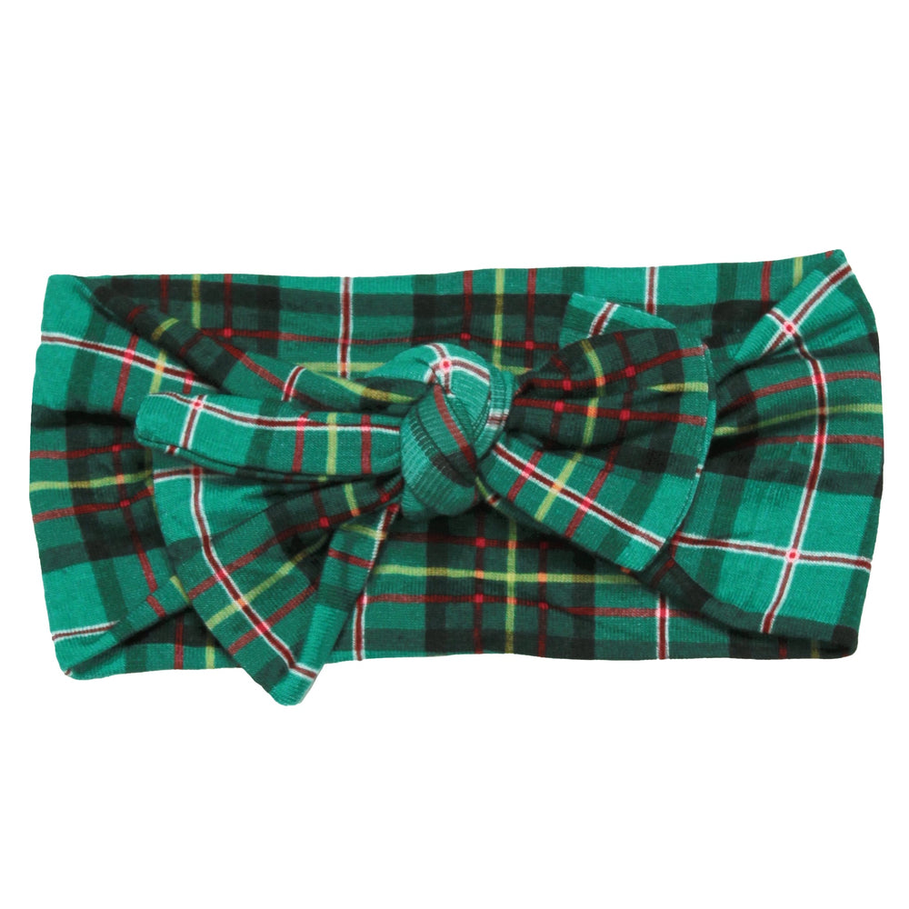 Winter Dreamland Plaid Hair Bow