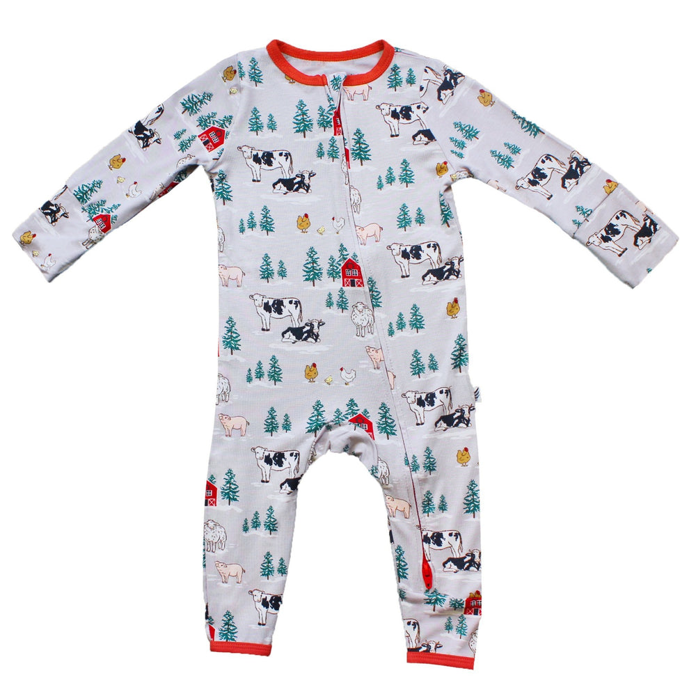 Winter Farm Buddies Coverall (0-24m)